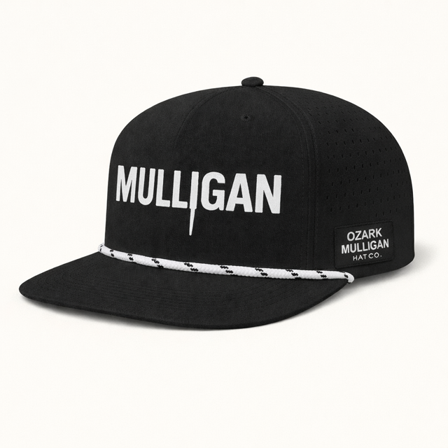 Ozark Mulligan – Mulligan Hat – Black & White
